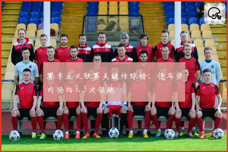 赛季五大联赛关键传球榜：德布劳内场均3.5次领跑